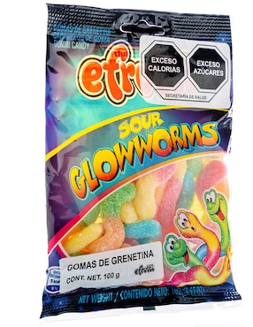 Gomitas E-Frutti Orugas Ácidas con 80 g