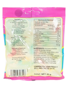 Gomitas E-Frutti Worms con 80 g