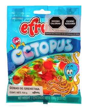 Gomitas E-Frutti Pulpos con 80 g