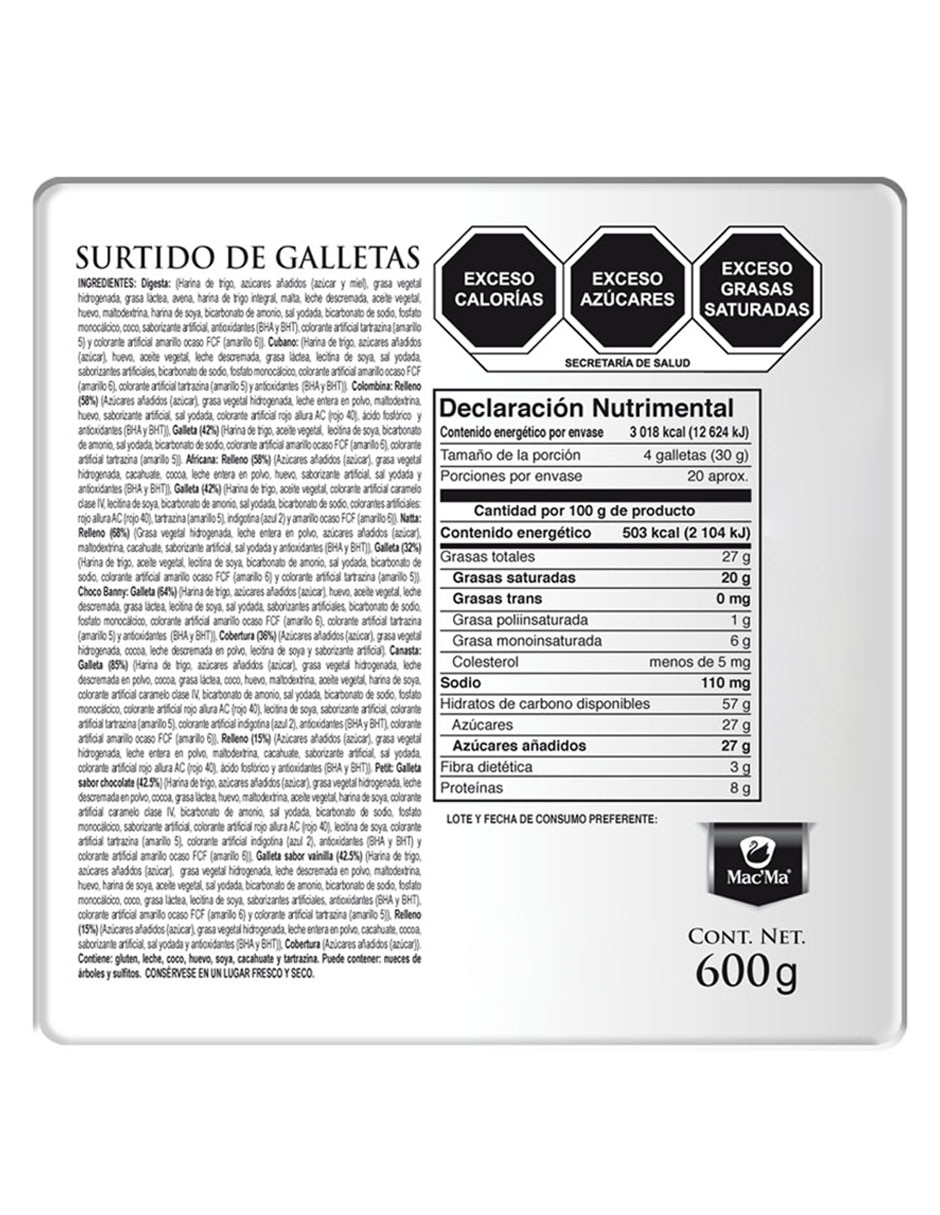Galletas surtidas Cuenta Conmigo 2