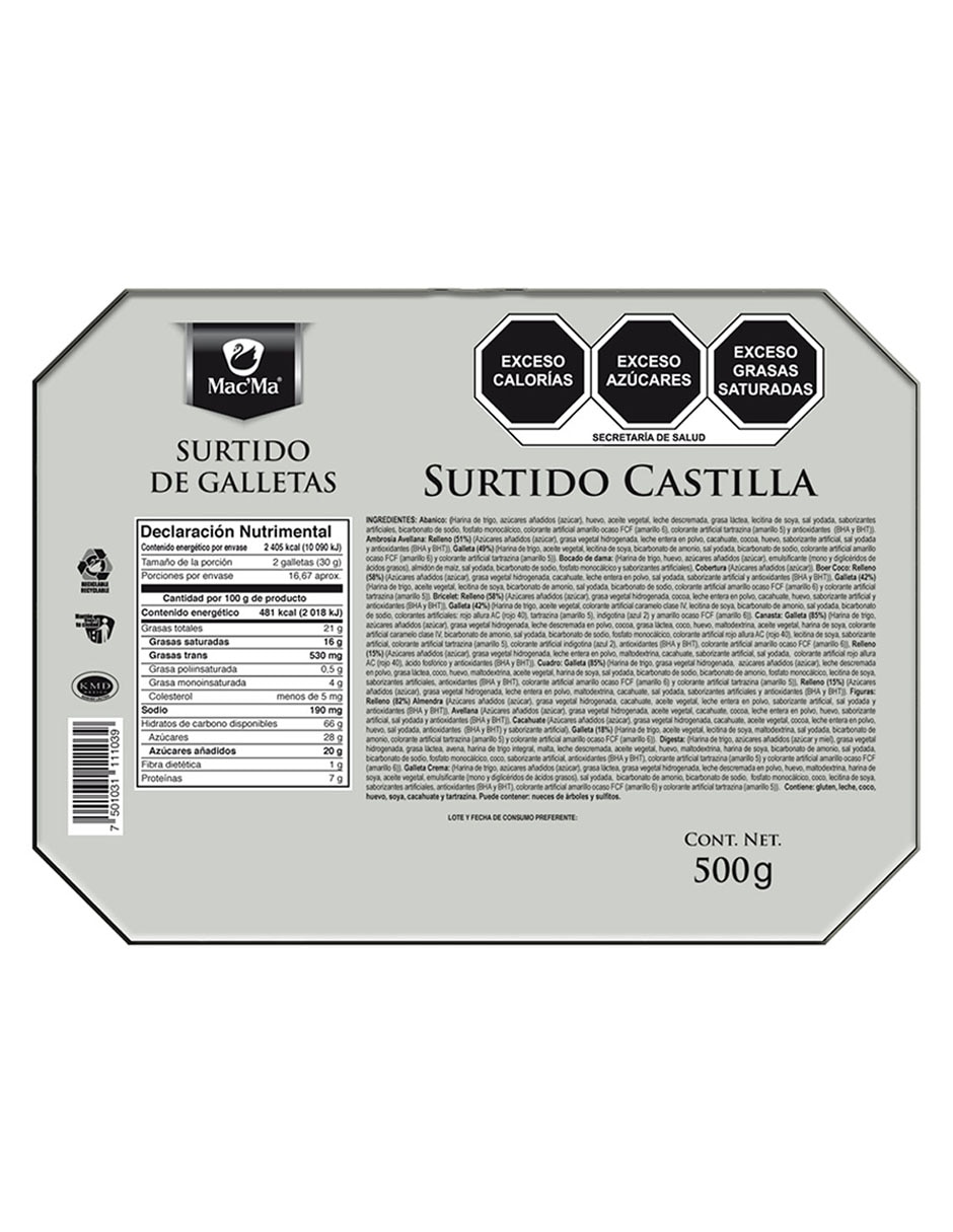 Galletas surtidas Castilla 2