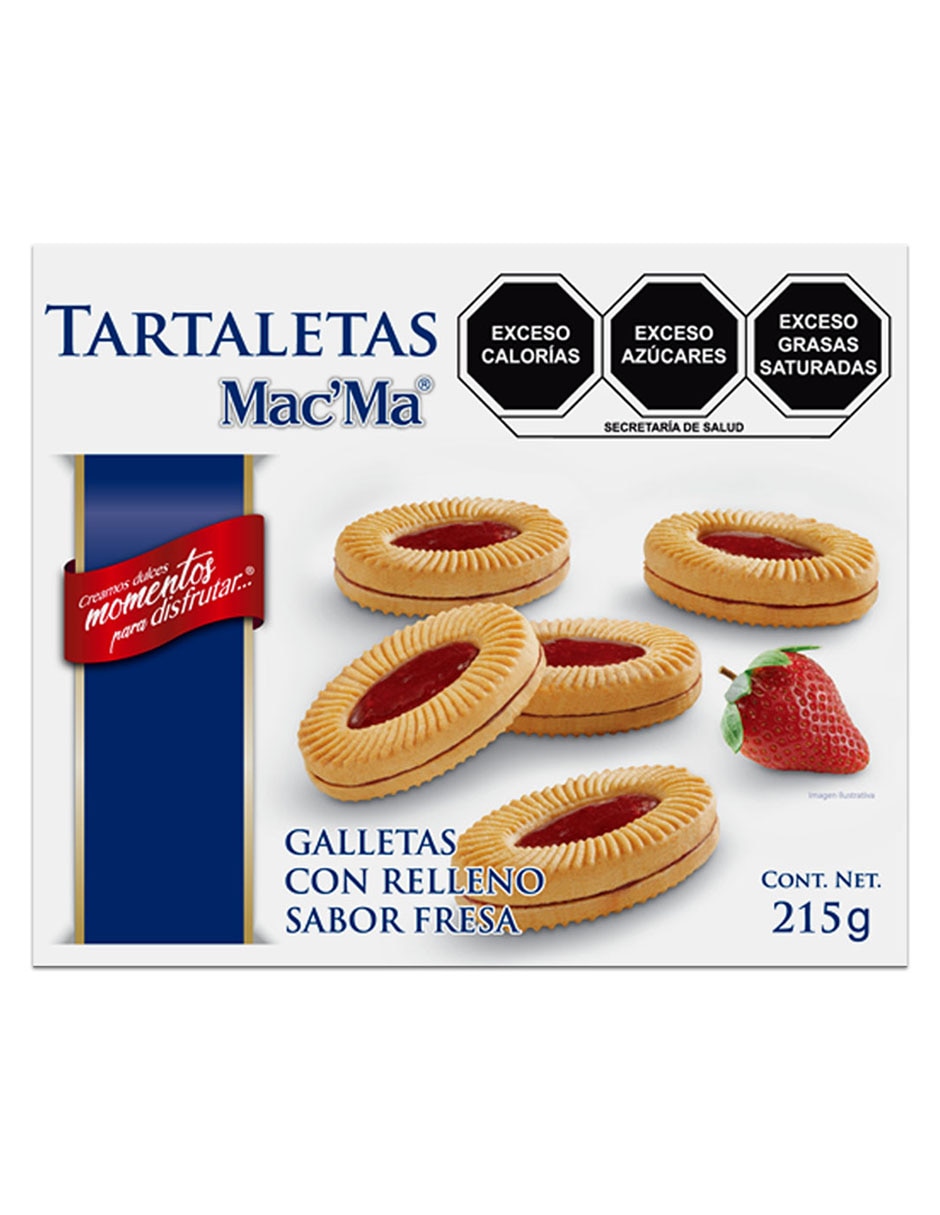 Galletas de fresa Tartaletas