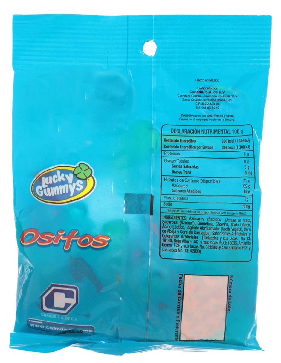 Gomita de grenetina Ositos con 100 g 3
