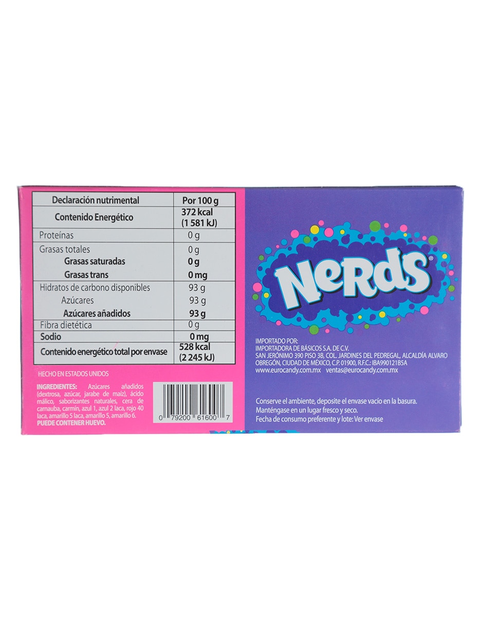 Caramelos Nerds con 142 g 4