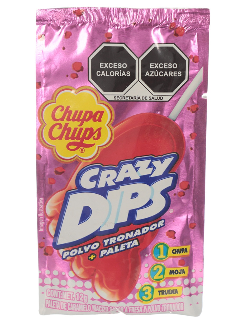 Paletas Crazy Dips con 12 g