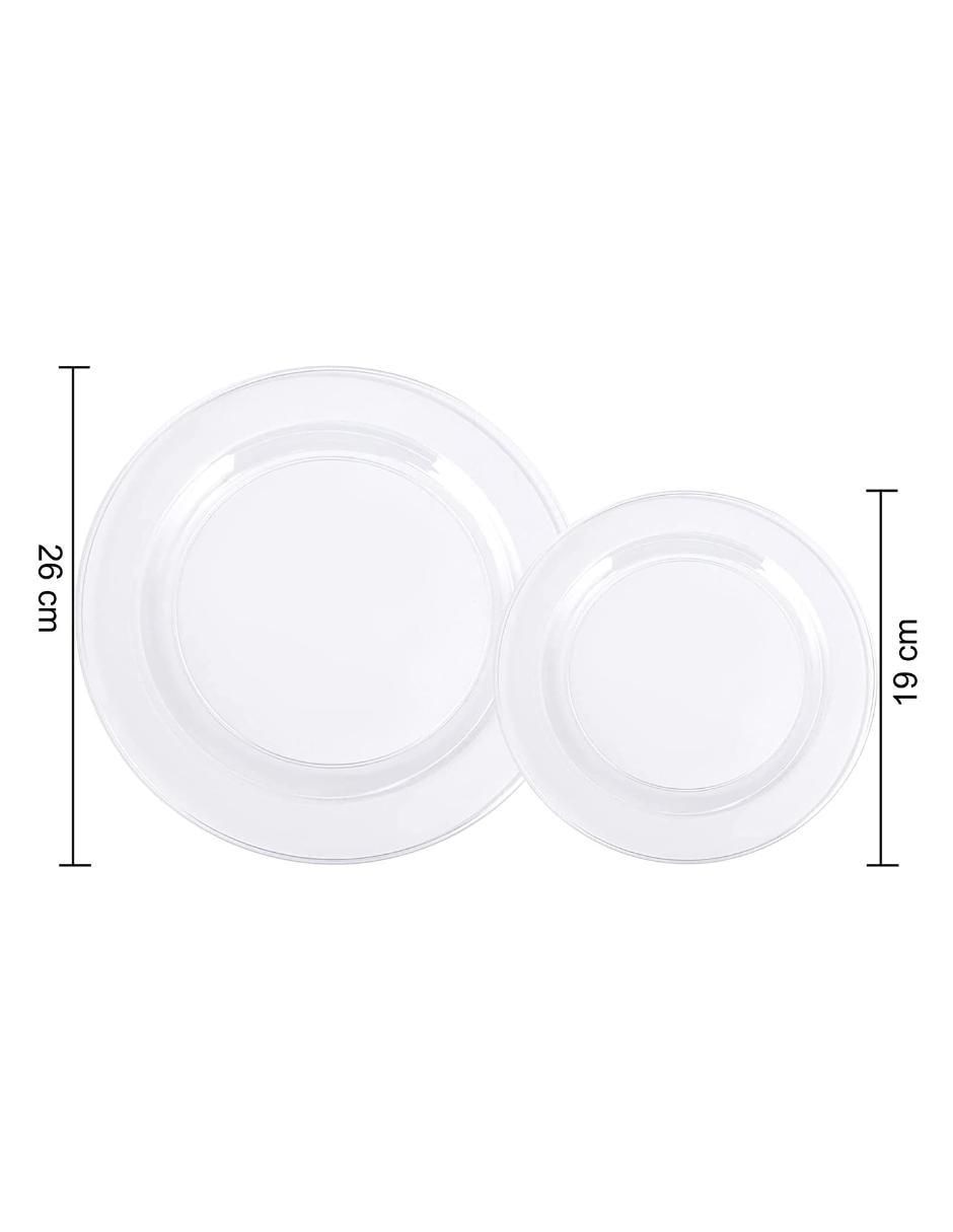 Plato fiesta Desechables de plástico 50 piezas 3