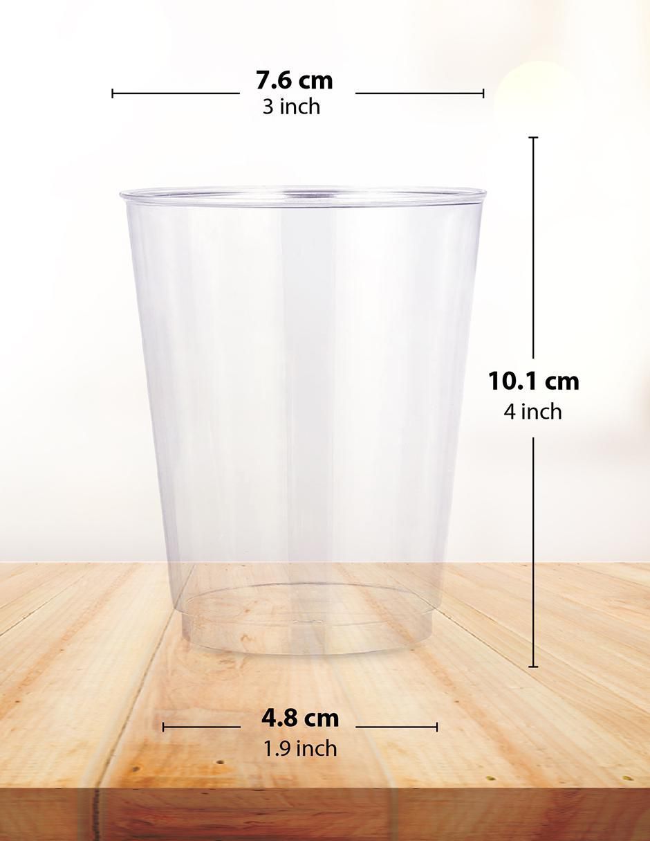 Set vaso Doble Pack con 100 piezas