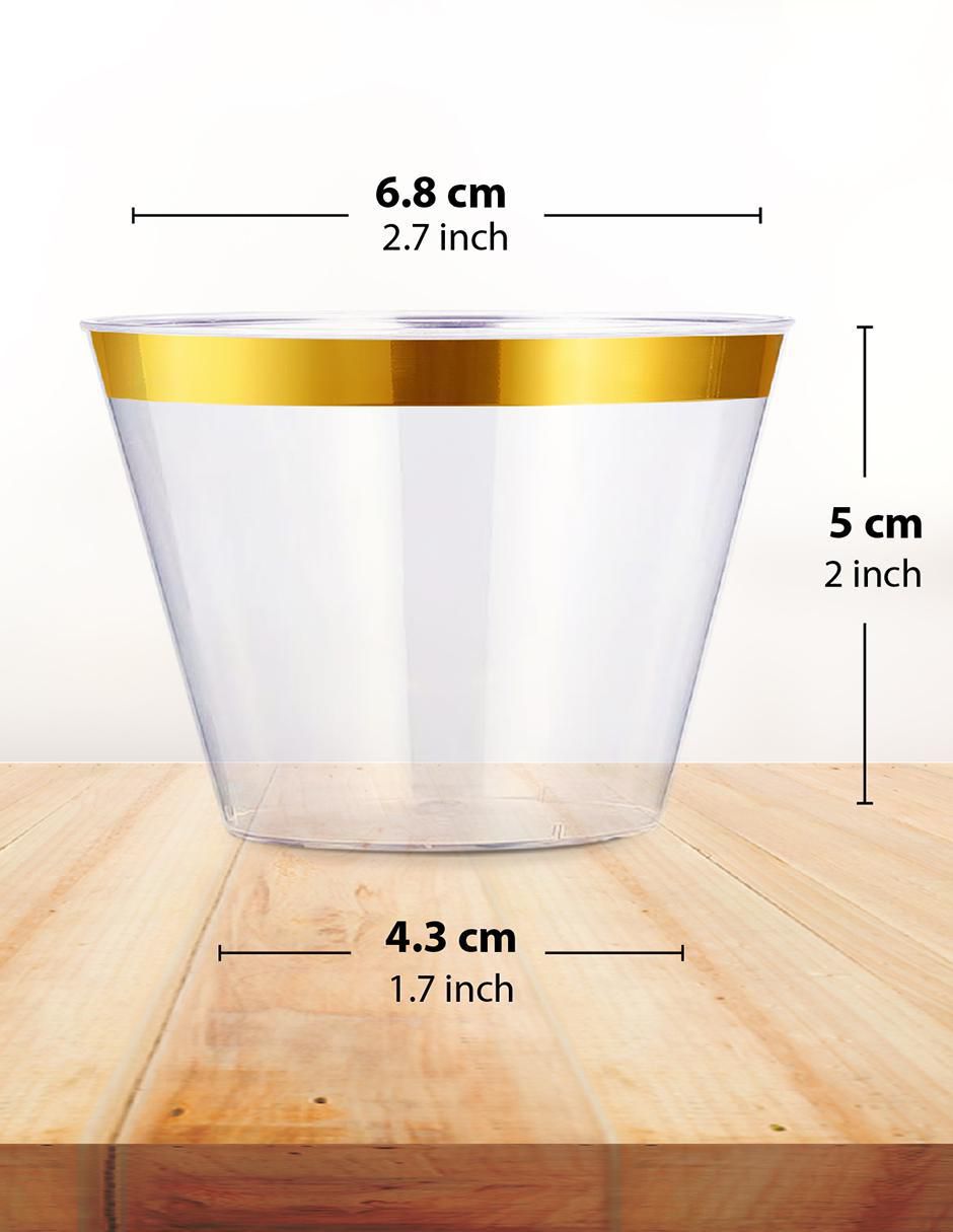 Set vaso Doble Pack Desechables Berry Hip con 100 piezas 3