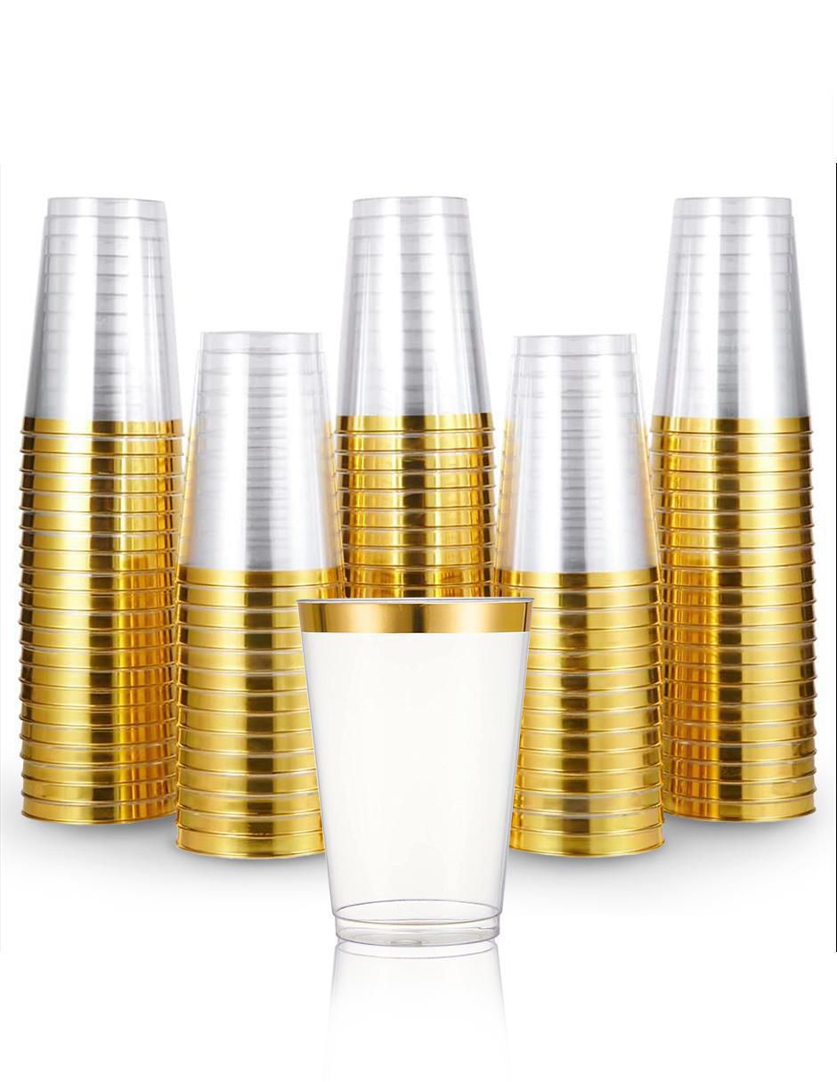 Set vaso Doble Pack Desechables Berry Hip con 100 piezas
