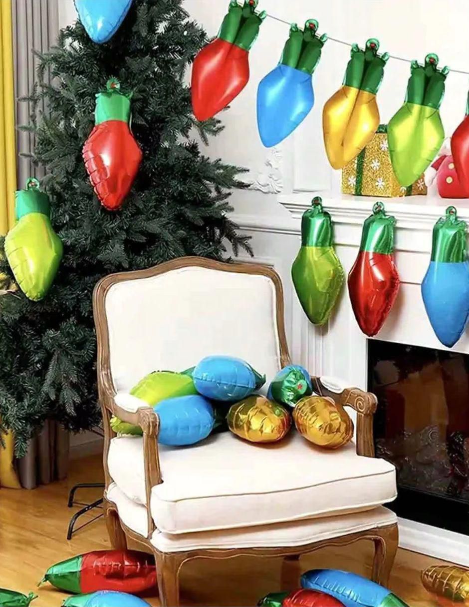 Globo metálico de navidad 3