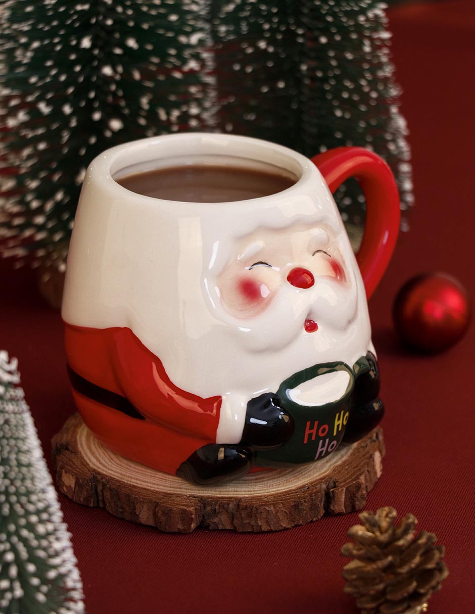 Taza navideña ornamental 2 piezas 8