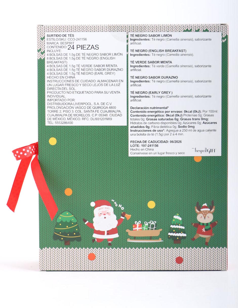 Set regalo 24 bolsitas de té 4