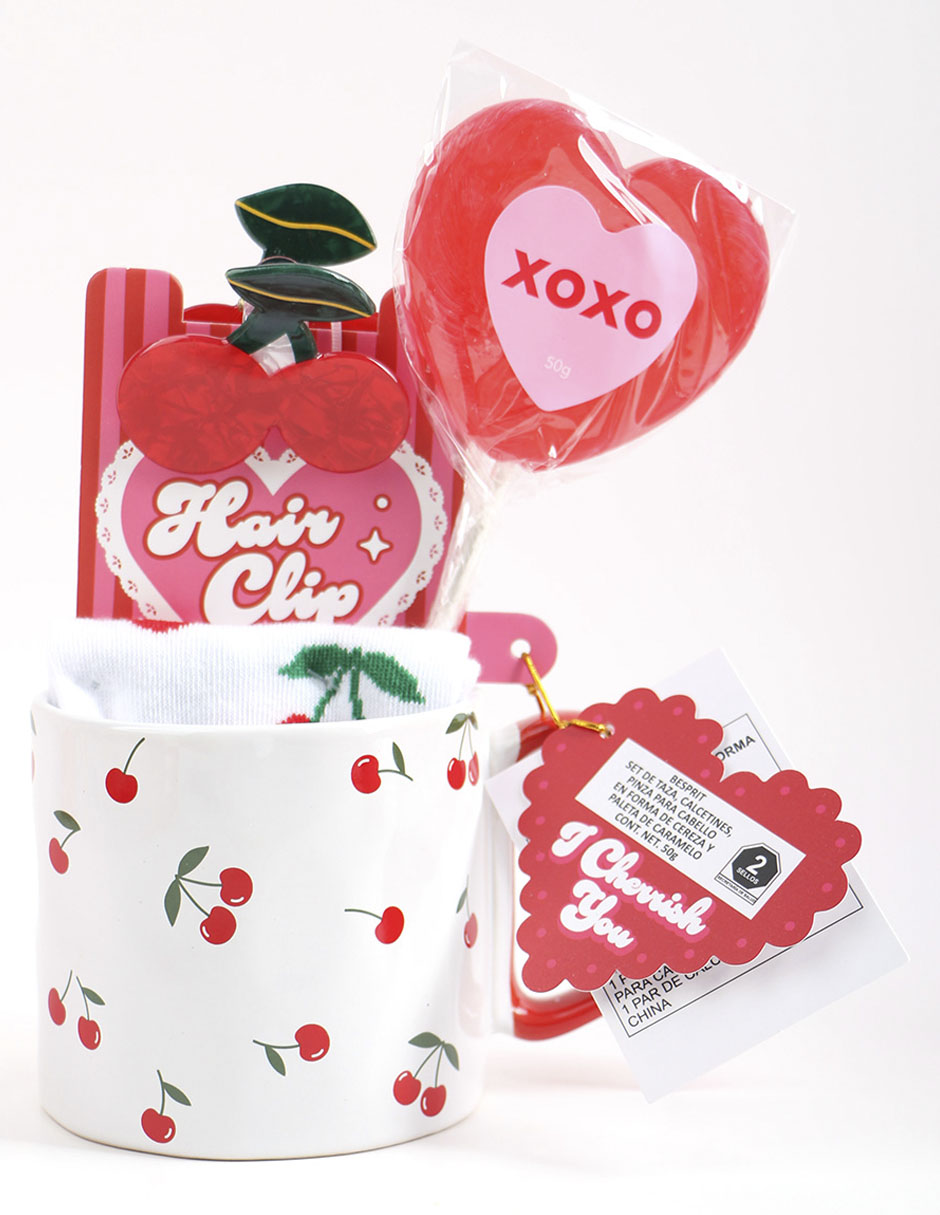 Set regalo taza I Cherrish You 2