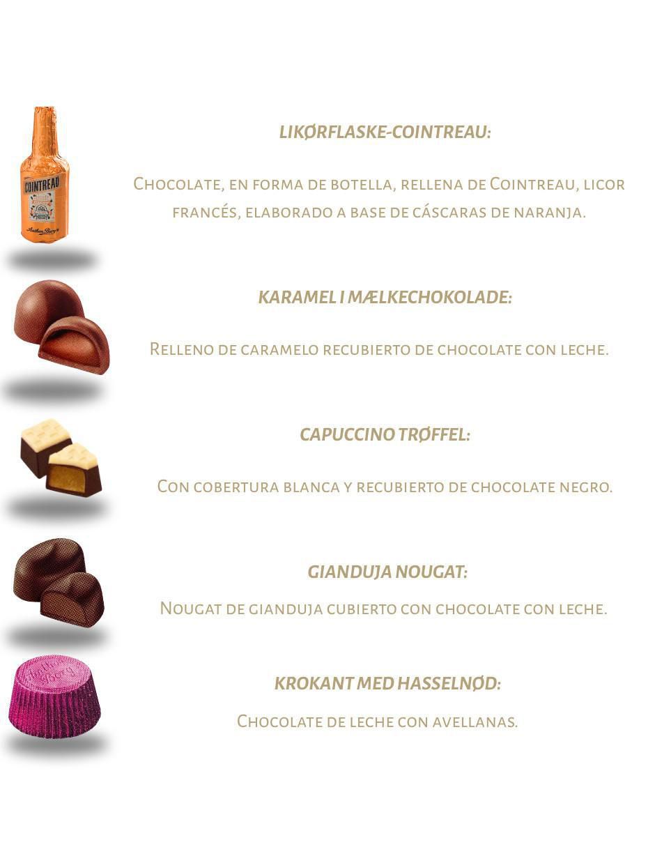 Chocolates golosinas rellenas con 10 g 4