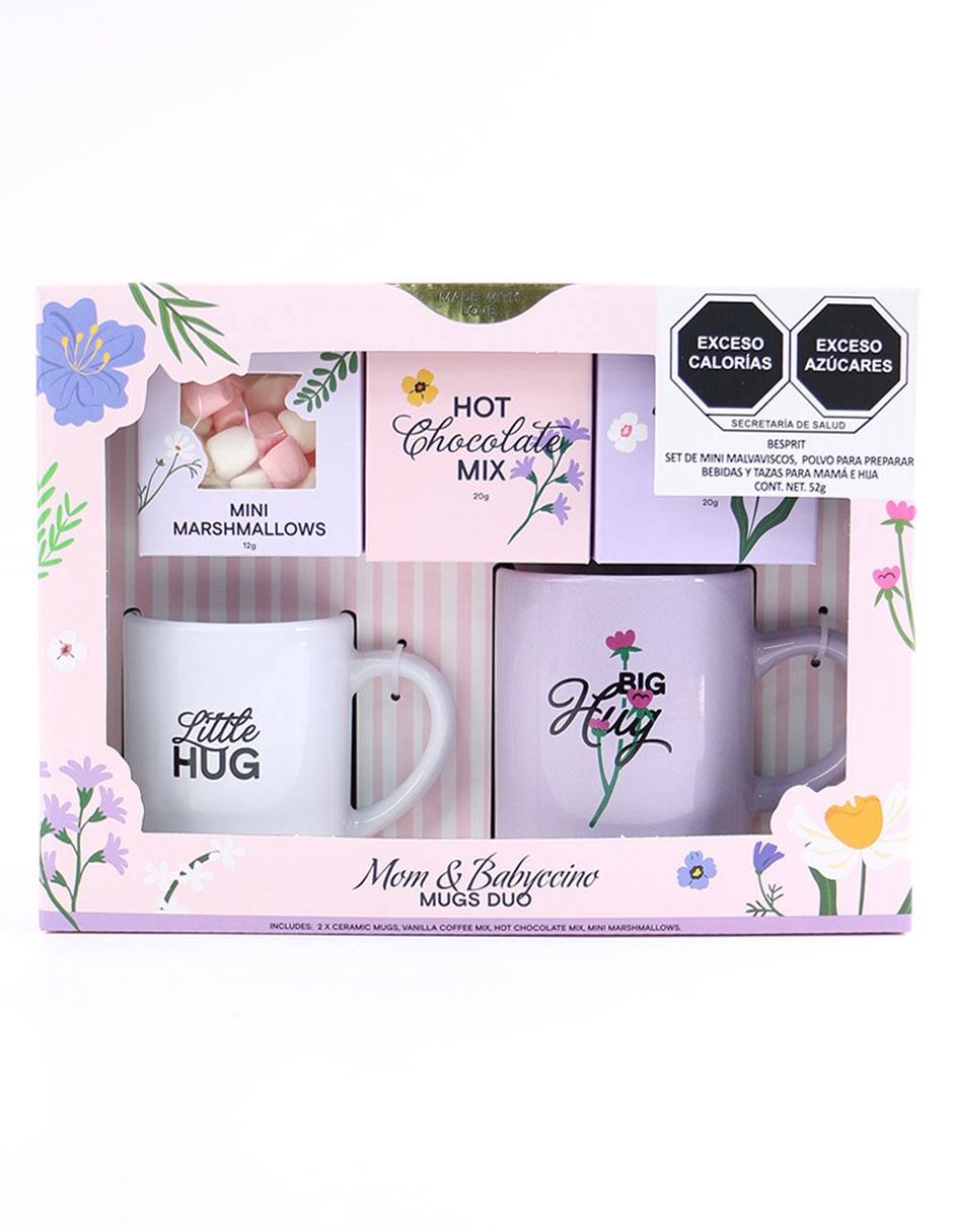 Set de tazas americana Mom & Babyccino 5 piezas 6