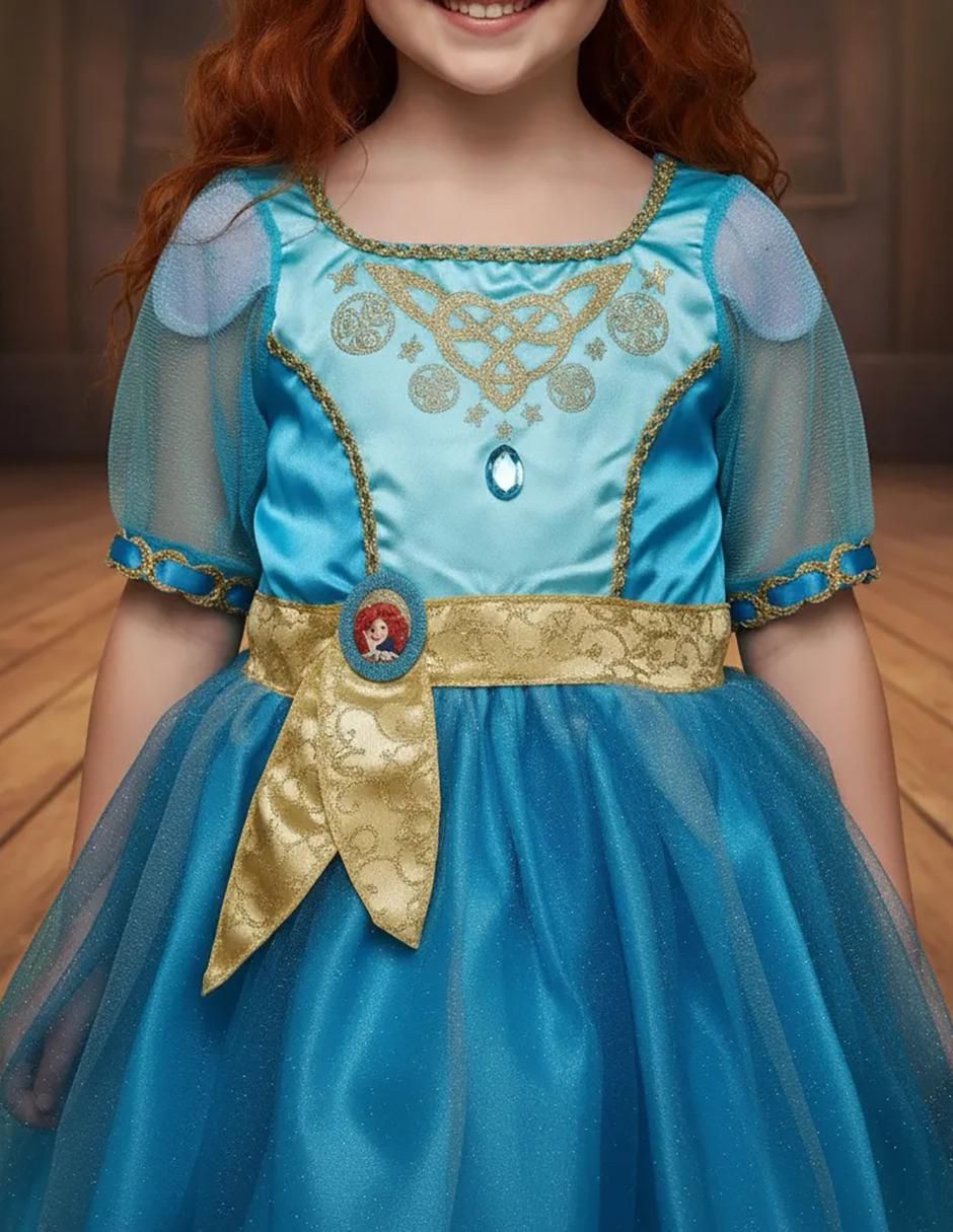 Disfraz de Princesa Merida para niña 3