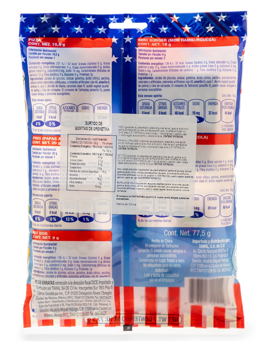 Gomitas Lunch Bag con 77 g 3